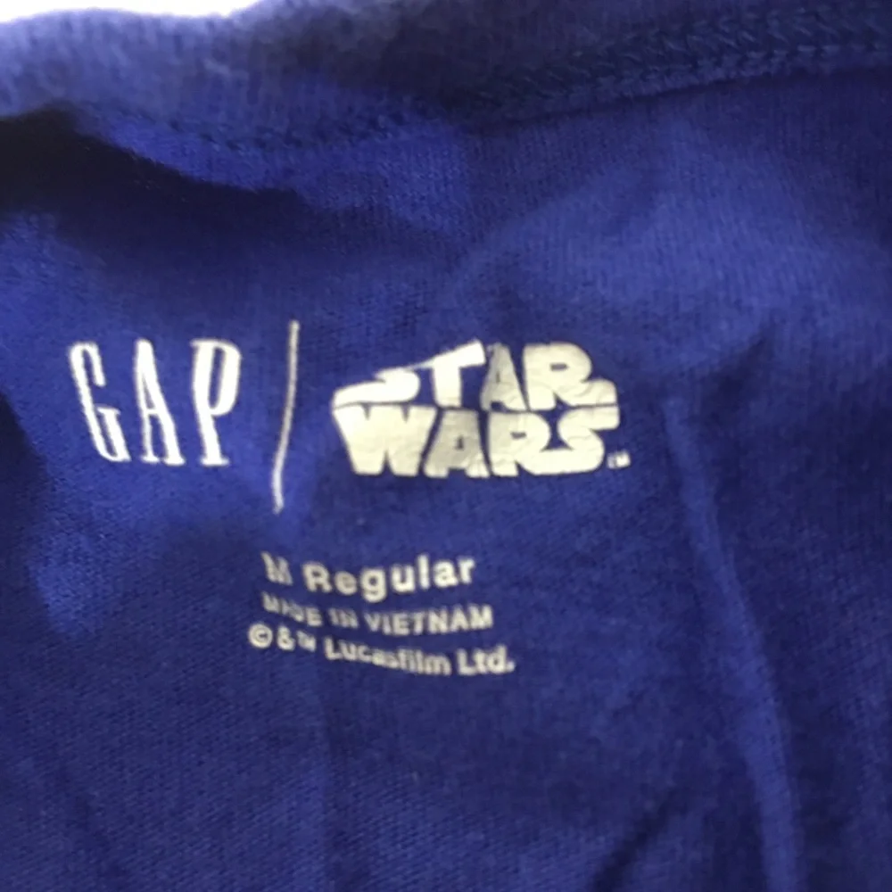 GAP Star Wars 3 tee’s, sweatshirt, pajamas used